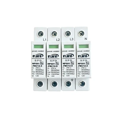 NPS01-FBC12.5 AC 4P overspændingsbeskyttende enhed